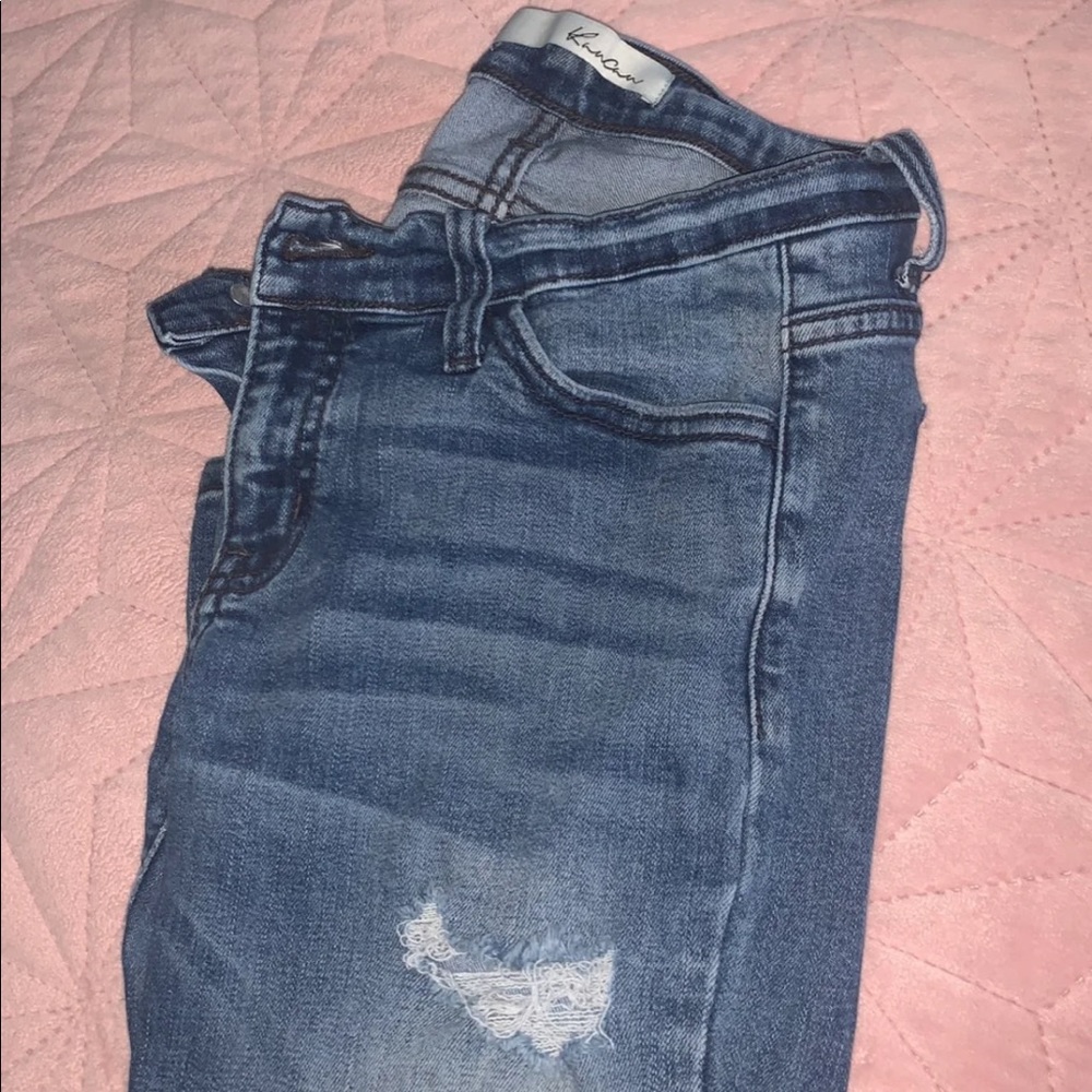 KanCan Distressed Skinny Jeans